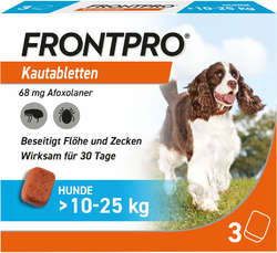 FRONTPRO 68 mg Kautabletten f.Hunde >10-25 kg
