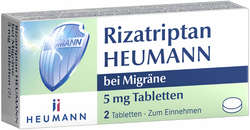 RIZATRIPTAN HEUMANN bei Migräne 5 mg Tabletten