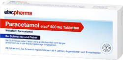 PARACETAMOL elac 500 mg Tabletten
