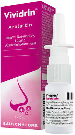 VIVIDRIN Azelastin 1 mg/ml Nasenspray Lösung