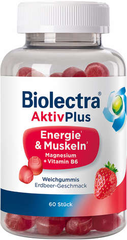 BIOLECTRA AktivPlus Energie & Muskeln Gummis Erdb.