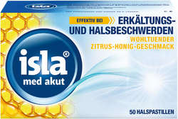 ISLA MED akut Zitrus-Honig Pastillen