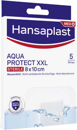 HANSAPLAST Aqua Protect Wundverb.steril 8x10 cm