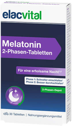 ELACVITAL Melatonin 2-Phasen-Tabletten