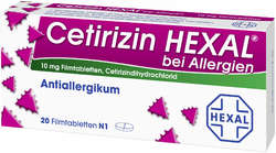 CETIRIZIN HEXAL Filmtabletten bei Allergien