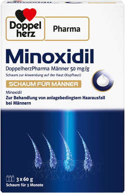 MINOXIDIL DoppelherzPharma Männer 50 mg/g Schaum