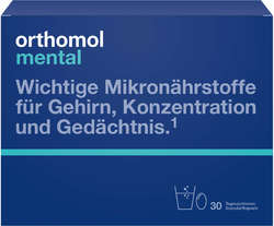 ORTHOMOL mental Granulat/Kapseln 30 Tage Kombip.